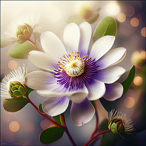 A BLANK e-CARD - "IT'S A PASSION FRUIT THING"
