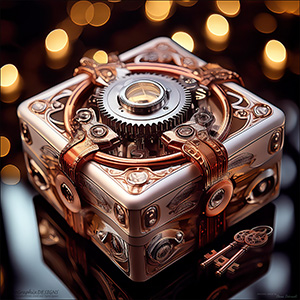A BLANK e-CARD "THE STEAMPUNK TOOLBOX"