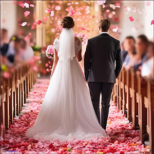 A "BLANK" e-CARD - "PETALS AND PROMISES"
