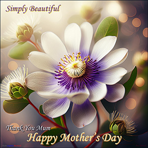 A MOTHER's DAY e-CARD - "IT'S A PASSION FRUIT THING"