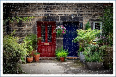 BUY NOW! THE COTTAGE DOORS - web-playable jigsaw